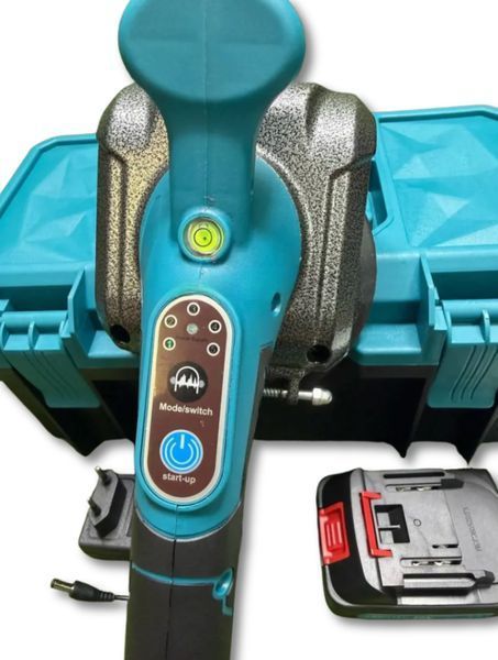 Акумуляторна віброприсоска Krafftec Germany 48V 6Ah для плитки діаметр 130 мм професійна вібраційна присоска Німеччина 3063962379 фото