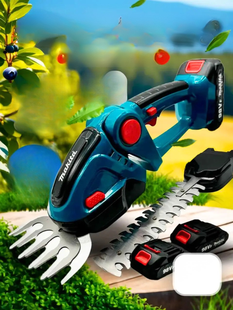 Акумуляторний кущоріз Makita 48v з 2 насадками Ножиці садові для стриження кущів 110/200 мм у кейсі 2962171836 фото