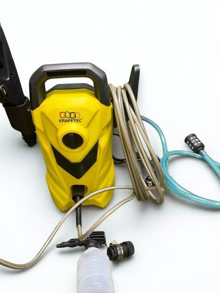 Мийка високого тиску Krafftec 230 бар автомийка високого тиску для будинку 480 л год апарат для миття авто 63536-764 фото