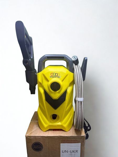 Мийка високого тиску Krafftec 230 бар автомийка високого тиску для будинку 480 л год апарат для миття авто 63536-764 фото