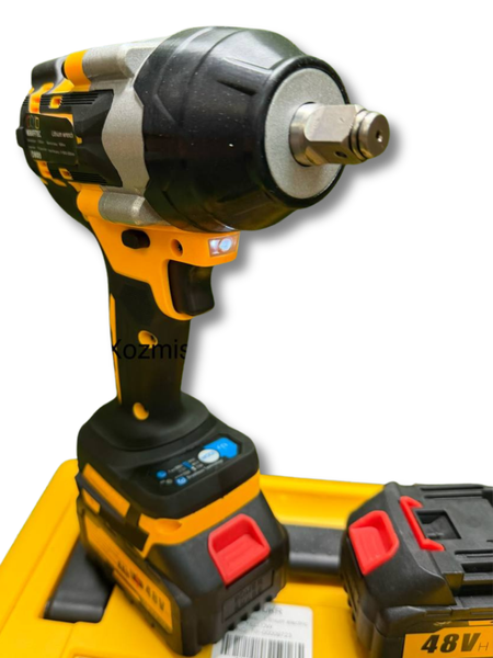 Акумуляторний гайковерт Krafftec 1500 Nm Germany потужний гайковерт професійний для СТО з 2 акумуляторами бездротовий 3007864165 фото